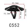 Autobahn88 Hood Insulation Clip, Compatible with Chrysler (OEM: 4341060) (20-Pack) view 2