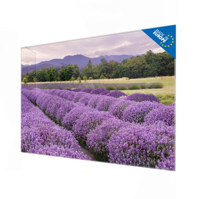 banjado Glass Memo Board, 90 x 60 cm, Floral and Botanical Design