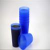 S&S-Shop 100 Blue Plastic Drinking Cups, 0.4 L - Reusable Party Cups view 2