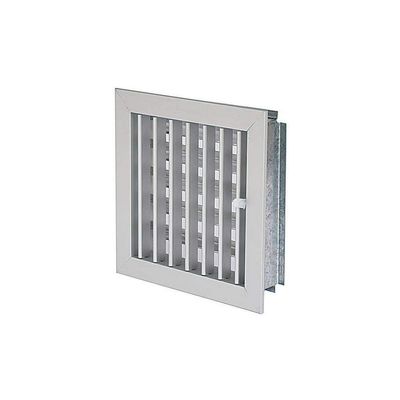 Dse Adjustable Aluminum Air Outlet Grille, 20 x 20 cm, with 150 mm Adapter