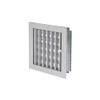 Dse Adjustable Aluminum Air Outlet Grille, 20 x 20 cm, with 150 mm Adapter view 1
