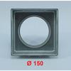 Dse Adjustable Aluminum Air Outlet Grille, 20 x 20 cm, with 150 mm Adapter view 2