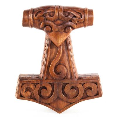 Schonenhammer Wooden Wall Decor, Carved Ornament