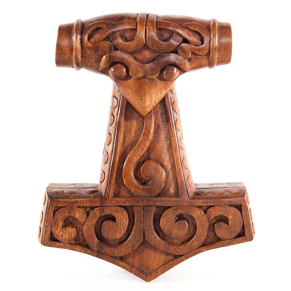 Schonenhammer Wooden Wall Decor, Carved Ornament