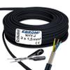 EBROM NYY-J 3x1.5 mm² Underground Cable, Black, 150 m view 1