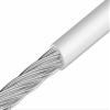 ARBO-INOX A4 Stainless Steel Wire Rope, Marine Railing, White PVC Coating, 7x7 (4 mm to 7 mm) view 2