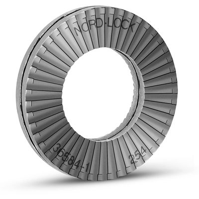 Original Nord-Lock stainless steel wedge-lock washers NL4spss-254 SMO for M4, enlarged outer diameter, d: 4.4 mm, D: 9 mm, T: 2.2 mm