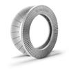Original Nord-Lock stainless steel wedge-lock washers NL4spss-254 SMO for M4, enlarged outer diameter, d: 4.4 mm, D: 9 mm, T: 2.2 mm view 4