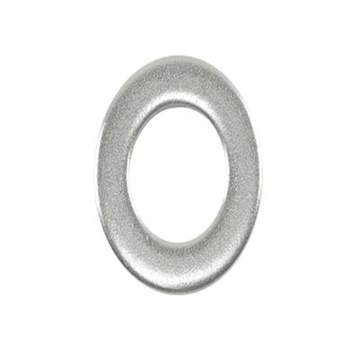 10 DIN 125 Flat Washers, Unchamfered Form A 5.3 x 10 x 1 mm, Stainless Steel