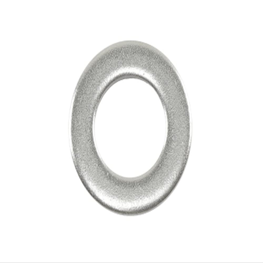 10 DIN 125 Flat Washers, Unchamfered Form A 5.3 x 10 x 1 mm, Stainless Steel