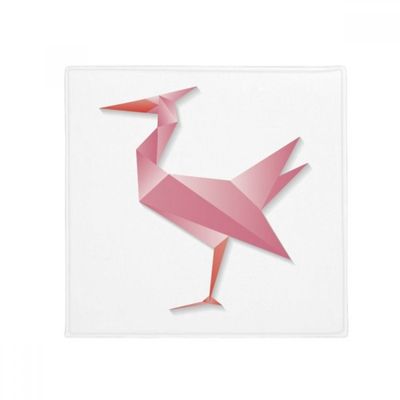DIYthinker Geometric Abstract Flamingo Origami Pattern Non-Slip Floor Pet Mat, Home Kitchen, 80 x 80 cm, Multicolor