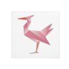 DIYthinker Geometric Abstract Flamingo Origami Pattern Non-Slip Floor Pet Mat, Home Kitchen, 80 x 80 cm, Multicolor view 1