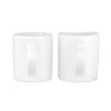 DIYthinker Ximen Chinese Character Names China Love Couple Mug Set, White Ceramic Cups with Handles, Multicolor Gift view 3