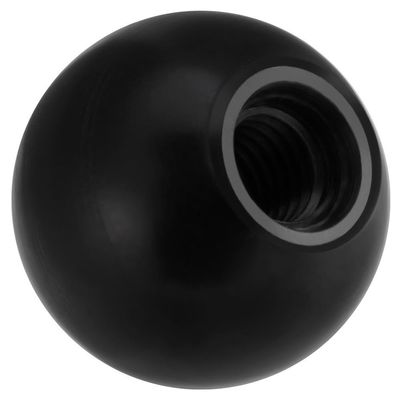 10-Piece Universal Lathe Machine Ball Knobs, Black/Red (AM6 × 20, Black)