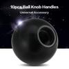 10-Piece Universal Lathe Machine Ball Knobs, Black/Red (AM6 × 20, Black) view 3
