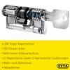EVVA MCS Knob Cylinder 36/61K | Profile Cylinder with Very High Copy Protection via Magnetic Technology | Anti-Drill and Anti-Pull Protection | 3 Keys | Security Card | Differently Keyed view 4
