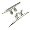 200 mm Flat Mooring Cleat, 4-Hole, V4A Stainless Steel view 1