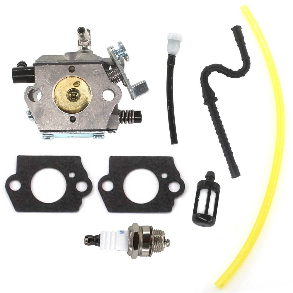 AISEN Carburetor and Fuel Line for Stihl 028 AV, 028AV, 028WB, 028 Super