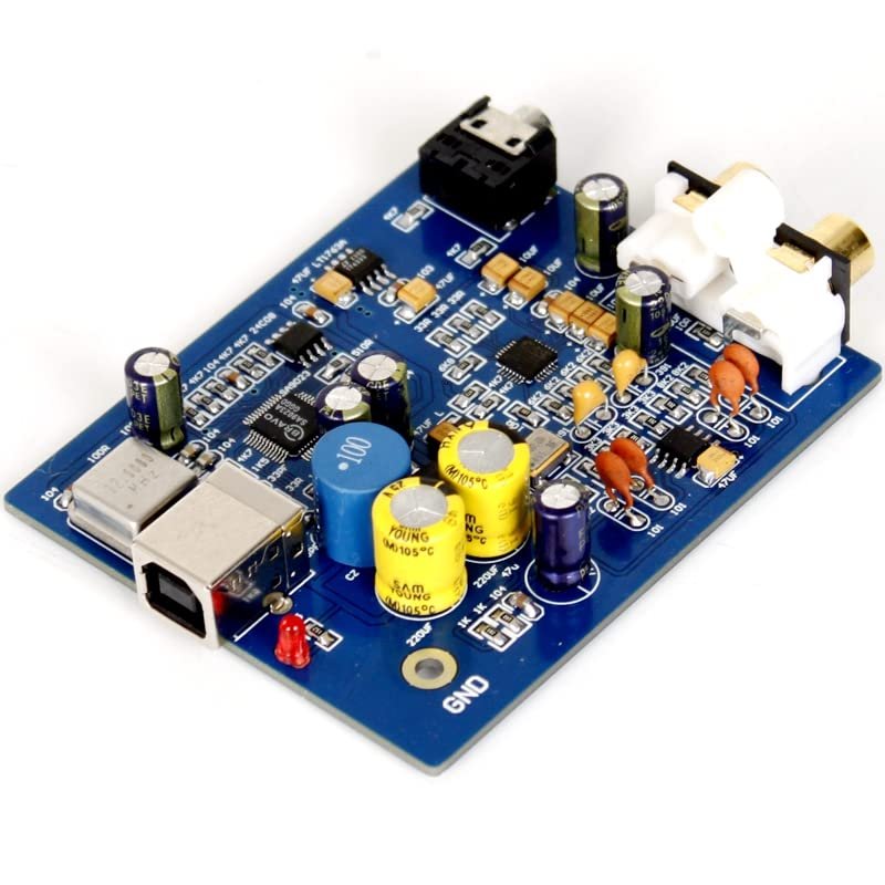 Assembled HiFi SA9023 + ES9018K2M Audio DAC Sound Card, 24-bit/96 kHz
