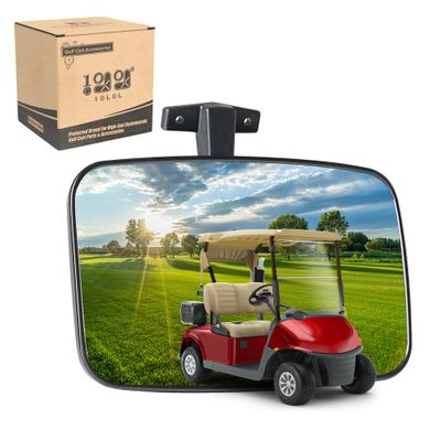 Golf Cart Rearview Mirror Fits EZGO, Club Car, Yamaha