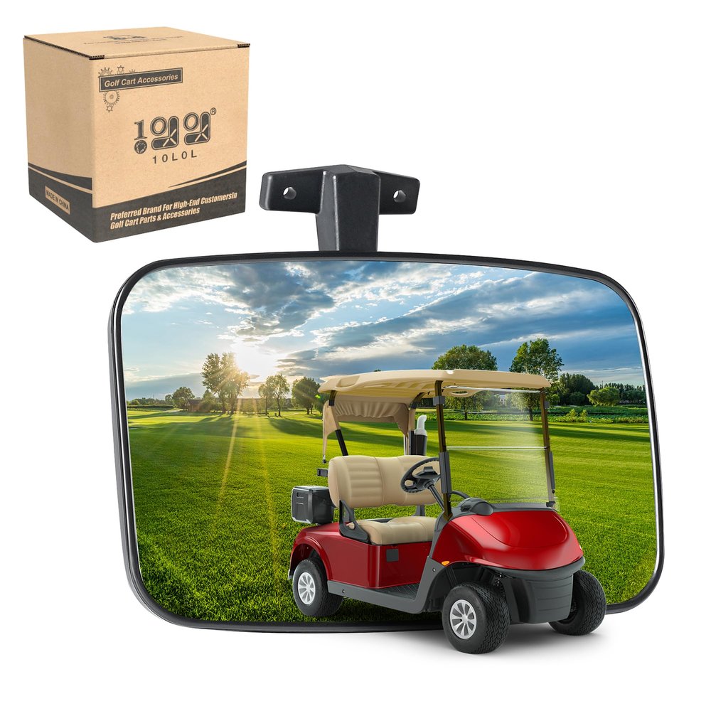 Golf Cart Rearview Mirror Fits EZGO, Club Car, Yamaha