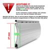 Mini Aluminum Roller Shutter Curtain, Custom-Made, 75–200 cm W × 190 cm H view 3