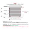Mini Aluminum Roller Shutter Curtain, Custom-Made, 75–200 cm W × 190 cm H view 4