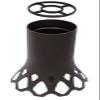 Plastia Roseta Bronze Grave Vase with Ground Spike, 1.3 L - UV- and Weather-Resistant Plastic Cemetery Vase view 3
