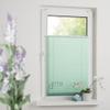 ourdeco Pleated Blind, 45 x 150 cm, Pastel Green, Light-Transmitting and Opaque, Tensioned, Clamp-On, No Drilling view 3