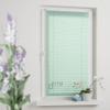 ourdeco Pleated Blind, 45 x 150 cm, Pastel Green, Light-Transmitting and Opaque, Tensioned, Clamp-On, No Drilling view 4