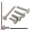 Slotted Low-Profile Round-Head Screws M8 x 35, 40-Pack, Stainless Steel A2/V2A, Full Thread | SC-Normteile view 4