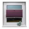 Made-to-Measure Pleated Blind, Clamp-Fit Mounting up to 27 mm, Opaque, Purple, W 121–130 cm x H 151–200 cm view 2