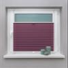 Made-to-Measure Pleated Blind, Clamp-Fit Mounting up to 27 mm, Opaque, Purple, W 121–130 cm x H 151–200 cm view 3