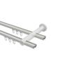 INTERDECO 20 mm Double-Track Curtain Rod, White, 400 cm view 3