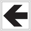 VSafety "General Straight Arrow" Sign, Square, 3-Pack, 200 x 200 mm, 3 view 1