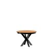 MASIMO Round Extendable Dining Table, Oak Caramel, 110–150 cm view 1