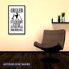Samunshi "Grilling Is Not a Hobby" Poster, DIN A1, 59.4 x 84.1 cm, White/Black view 4
