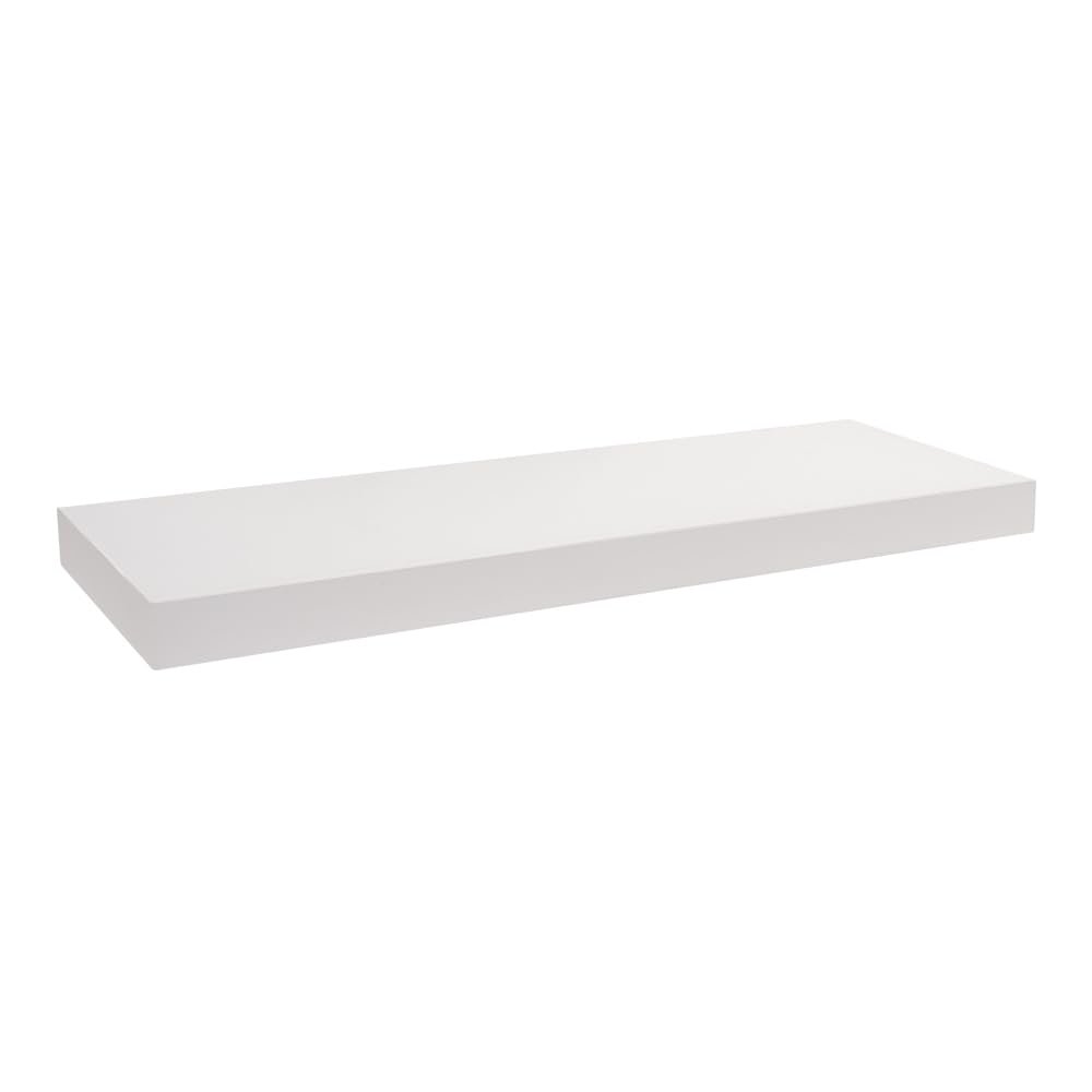 Velano Wall Shelf - Bookshelf - Floating Shelf 59.5 x 23.5 in, White