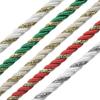 Mosel Avenue Studio 10 m Lurex Cord, 7 mm, Gold & White view 2