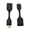 Duttek HDMI Adapter Cable, Gold-Plated, HDMI Male to Female, 10 cm, 2-Pack view 1