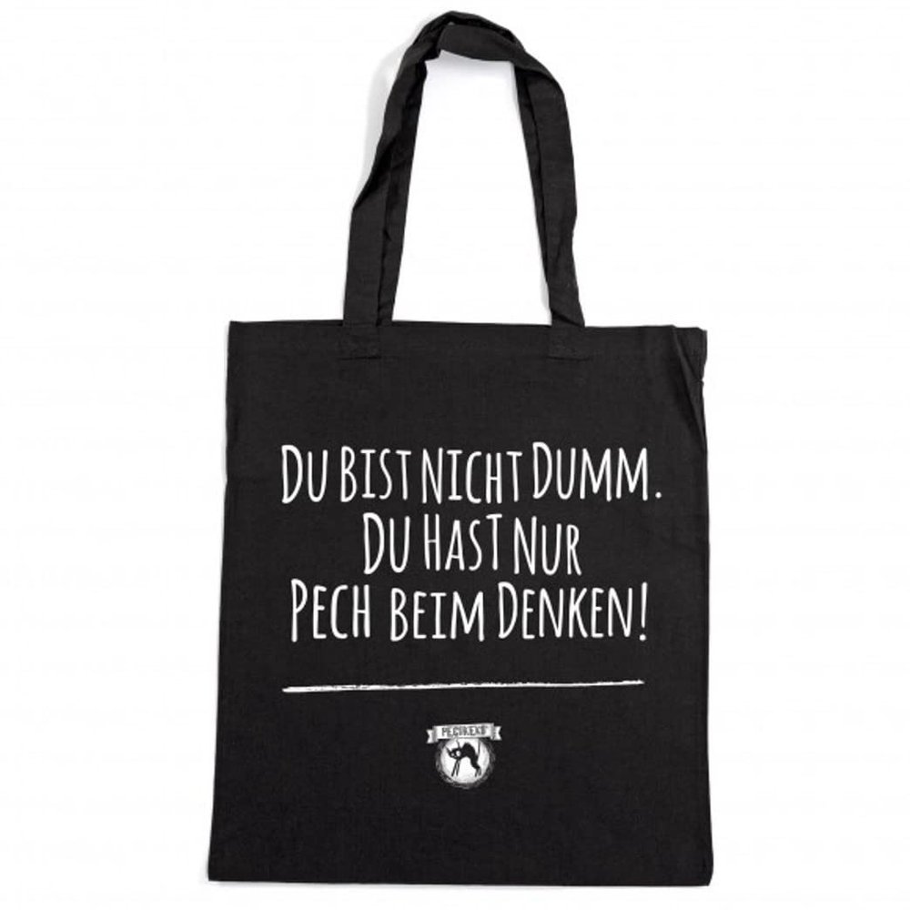 Pechkeks Cotton Tote Bag “Bad Luck Thinking”