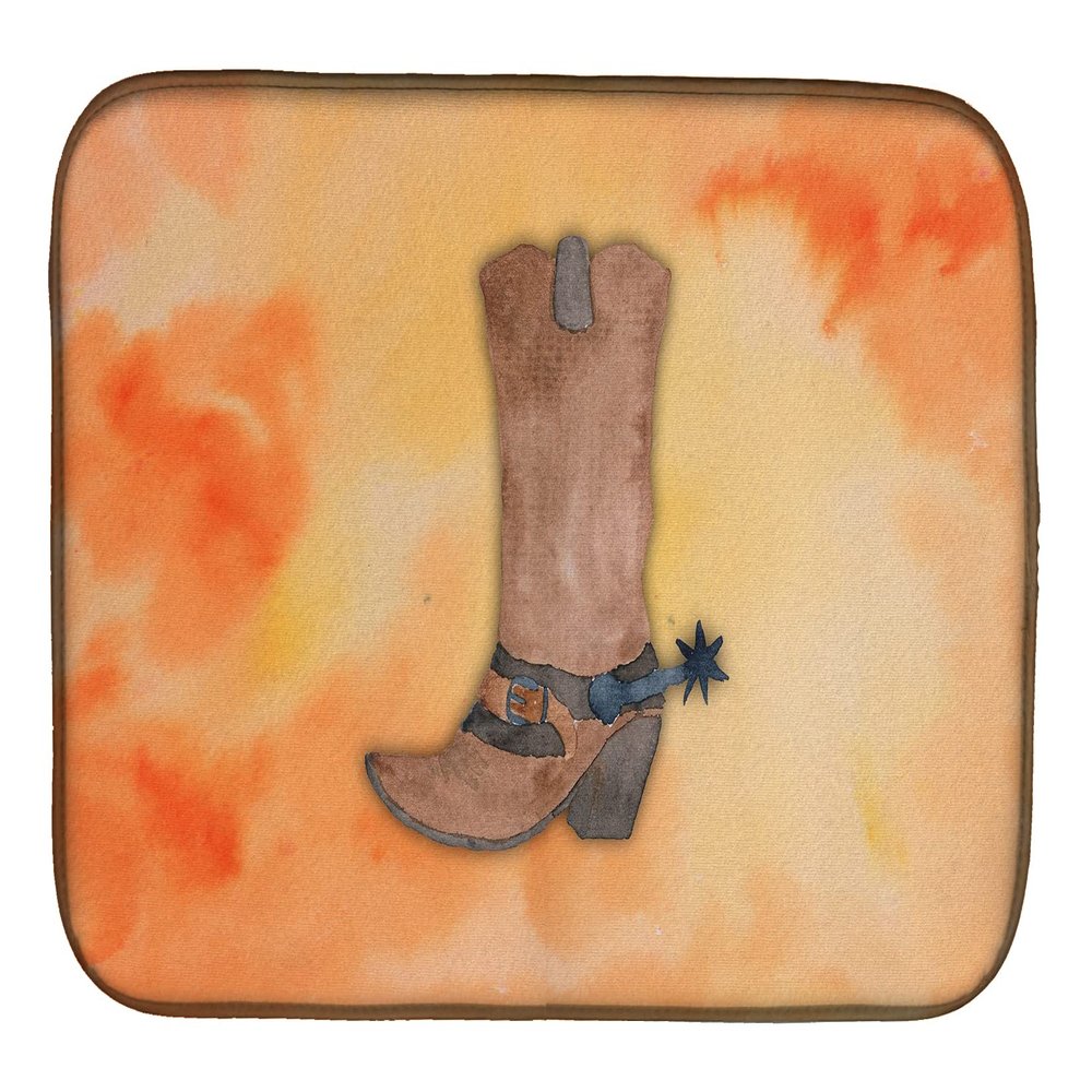 Caroline's Treasures BB7371DDM Dish Drying Mat for Cowboy Boots, 14 x 21 in, Multicolor