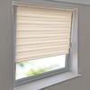Double Roller Blind 115 x 160 cm Beige, No-Drill Clamp-Fit view 2