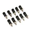 TuToy Wendao JS-910B AV 4 mm Wiring Terminal Block Adapters, 10-Pack, Black view 1