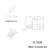 TuToy Wendao JS-910B AV 4 mm Wiring Terminal Block Adapters, 10-Pack, Black view 2