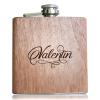 Personalized Wooden Flask with Custom Engraving view 1