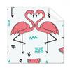 DIYthinker Flamingo Couple in Love Eyeglass Cleaning Cloth, Screen Cleaner, 5 Pieces, Gift view 1