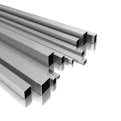 Aluminum Square Tube/Rectangular Tube, Aluminum Tube Profile, 100 x 50 x 4 mm x 1,000 +/-4 mm