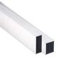 Aluminum Square Tube/Rectangular Tube, Aluminum Tube Profile, 100 x 50 x 4 mm x 1,000 +/-4 mm view 2