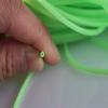 6 m Green-Red Silicone Tube, 1 mm x 2 mm, Soft Flexible Hollow Tubing for Fly Tying (Green) view 3